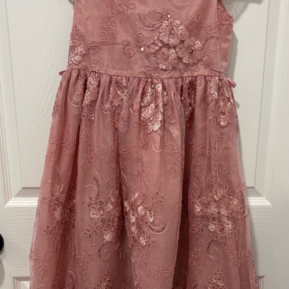 SHAN Rose Embroidered Kids Dress